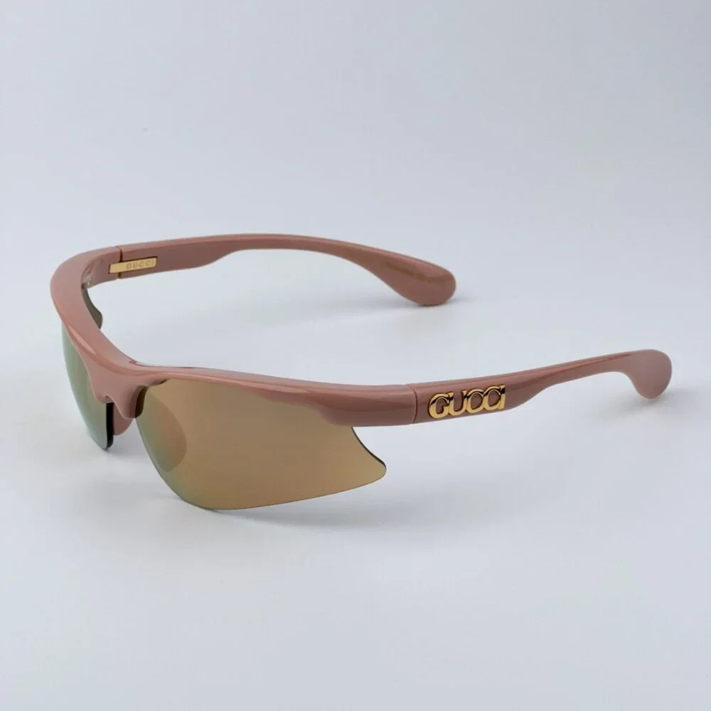 Gucci Men BRAND NEW Sunglasses Pink Mirror Mask GG1774S 004